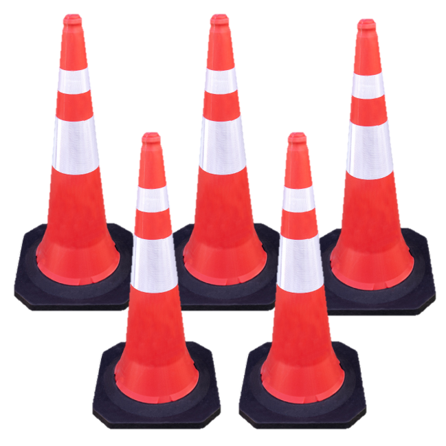 중량 슈퍼콘 대형 5개 / 485x485xH1000 5KG / 중량콘 슈퍼콘 칼라콘 라바콘 공사장 현장 출입금지 팬스 안전펜스 67,500원