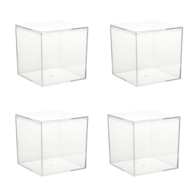 아크릴 상자 투명, 4개 12,500원