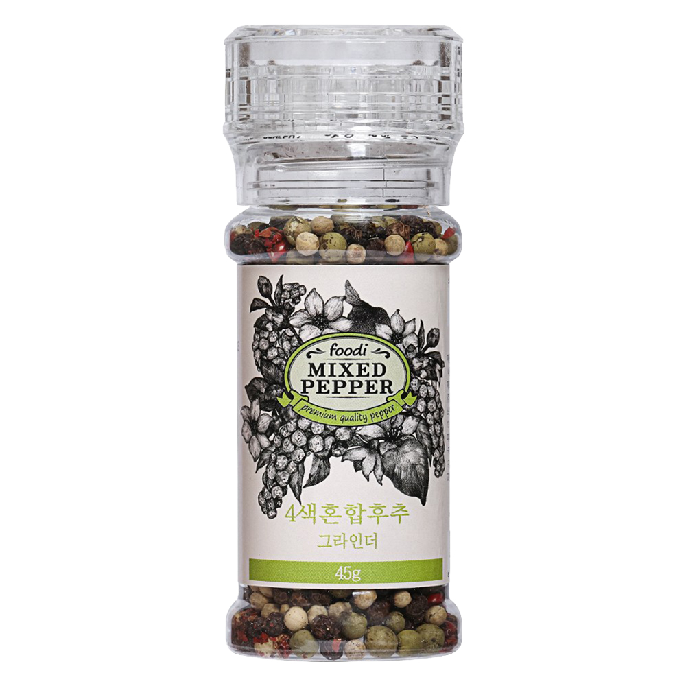 foodi 4색후추 그라인더, 1개, 45g 5,500원