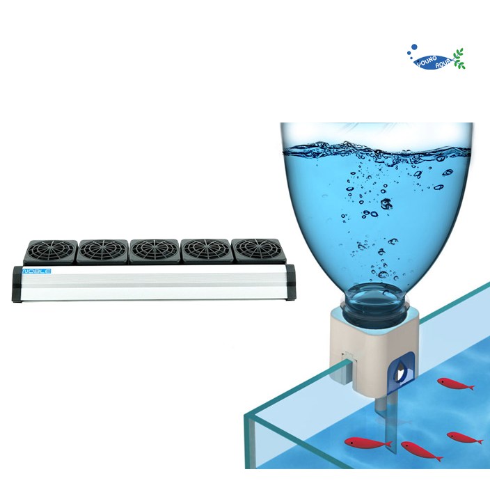 영아쿠아 수조 쿨링팬 냉각팬 보충수통 세트 42,000원