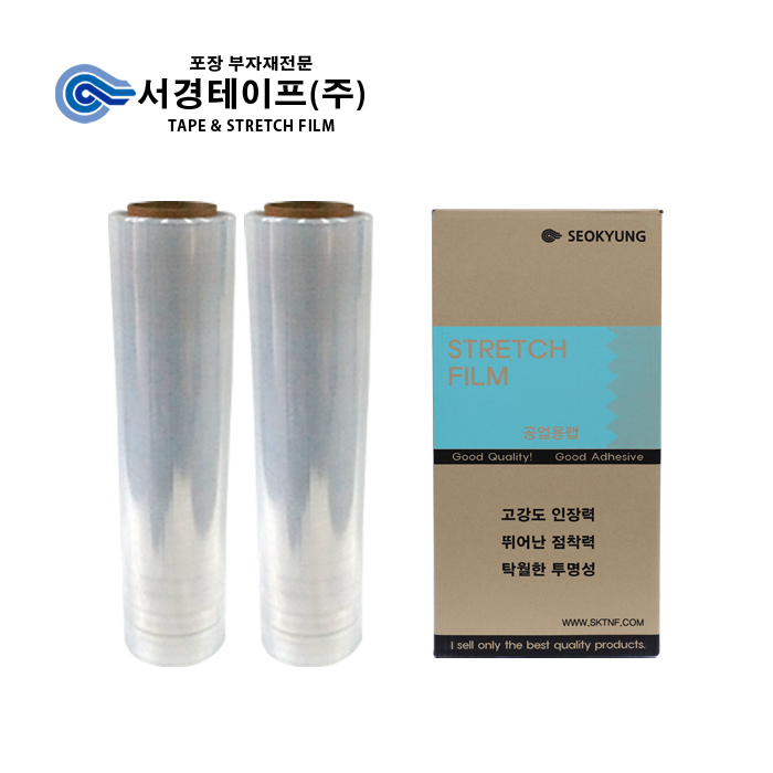 서경테이프 초강도 스트레치필름 공업용랩 포장랩, 투명, 4롤 73,700원