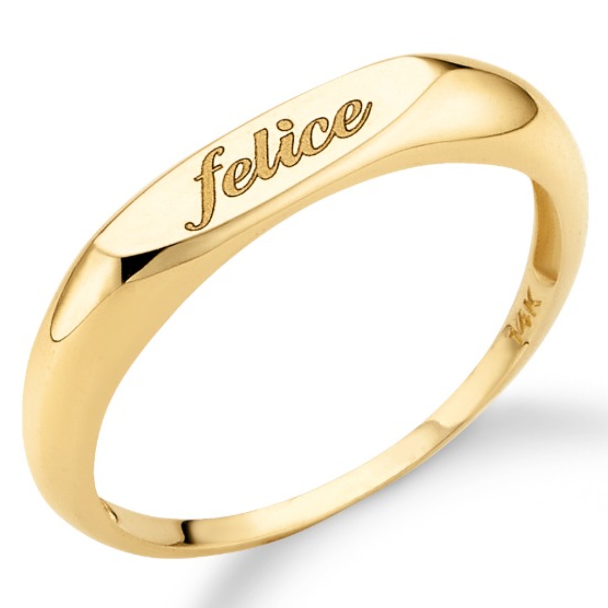 펠리체골드 18K 리베 각인 반지 (+쇼핑백증정) 기념일 데일리 심플 각인 인장반지 우정반지 래터링반지 여자친구 선물 483,460원