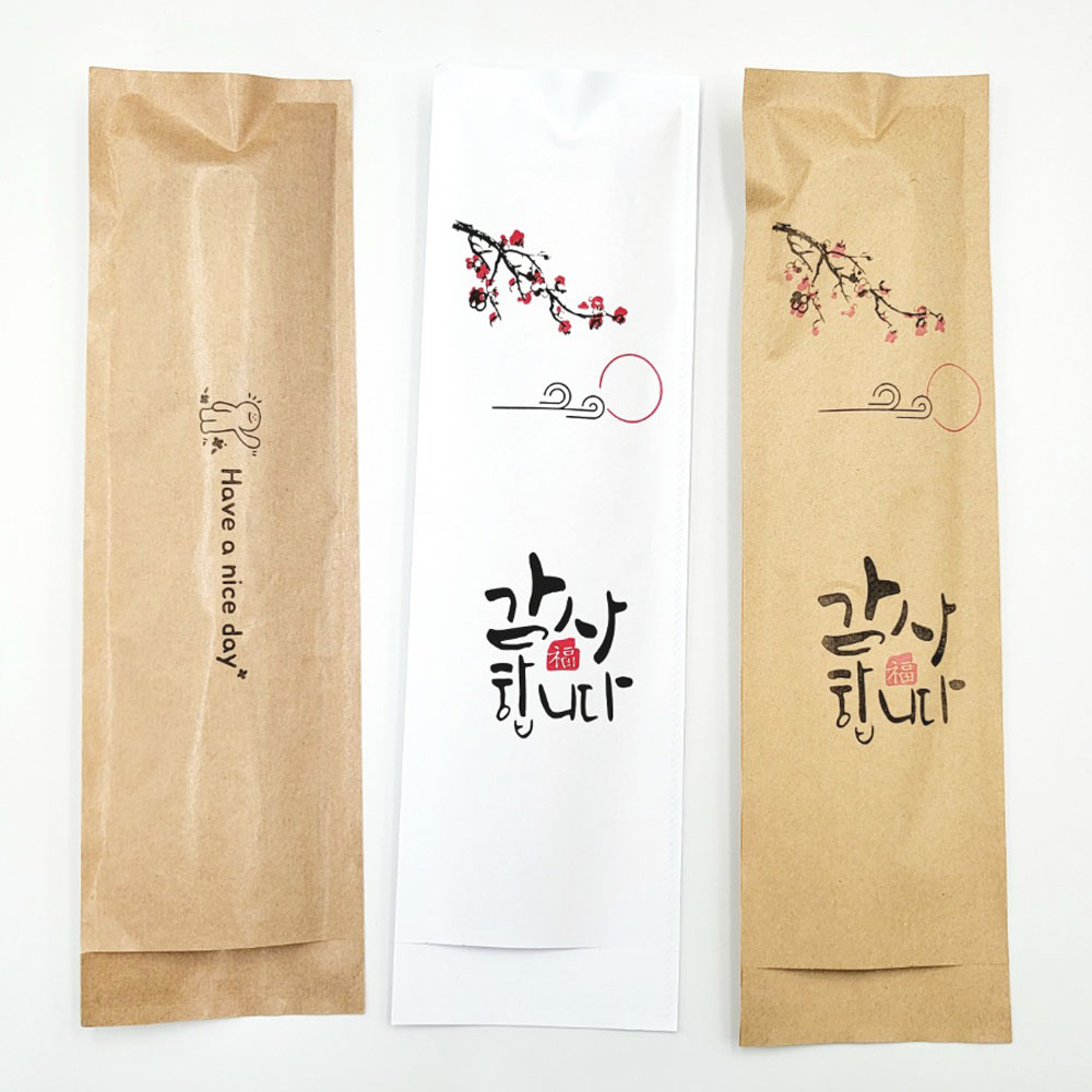 수저 숟가락 젓가락 종이 포장지 통합 수저집 1천매[기성], 1개 15,300원