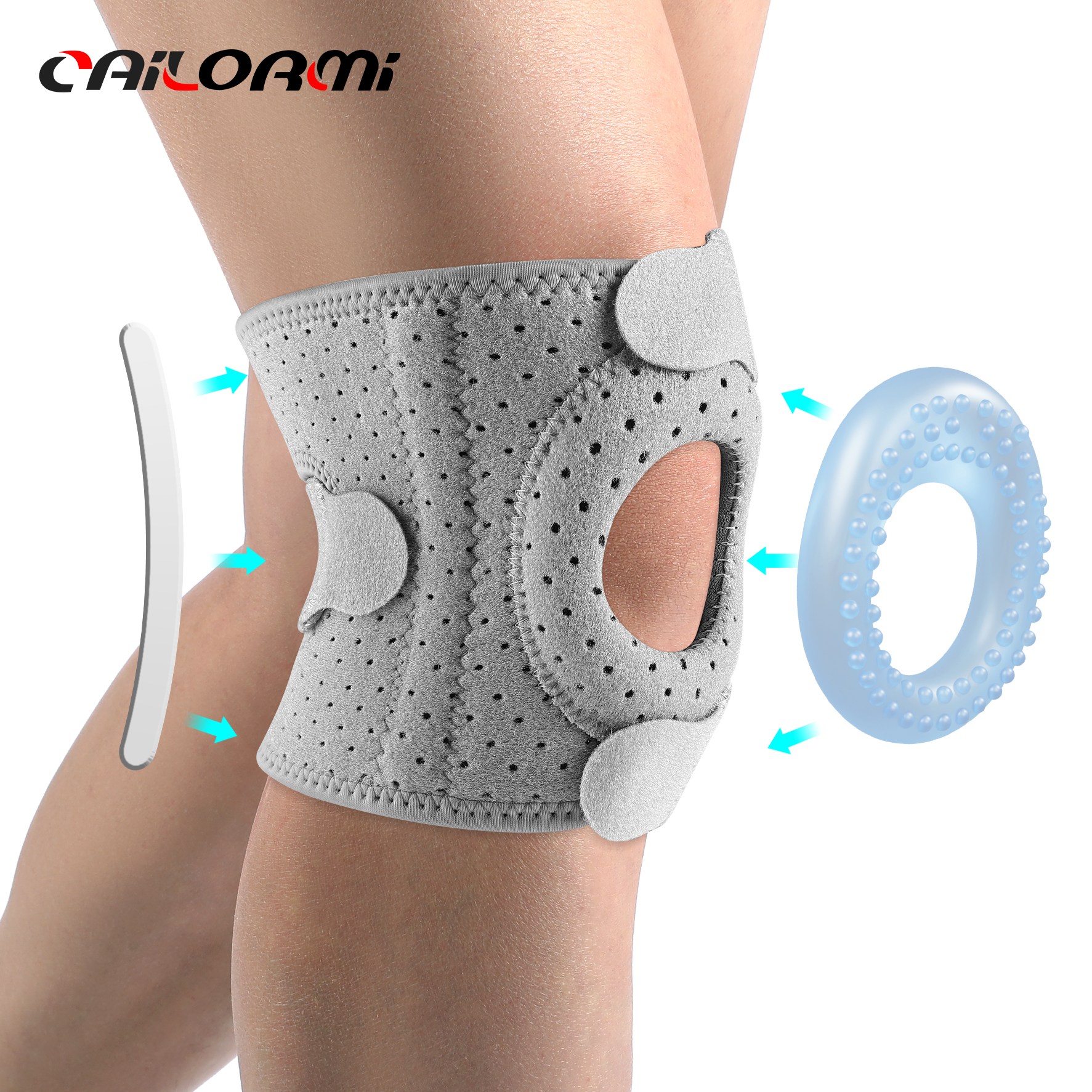 슬개골 전용 스포츠 무릎 보호대, 여성용 달리기 및 줄넘기용 무릎 보호대 (관절 보호) 12,000원