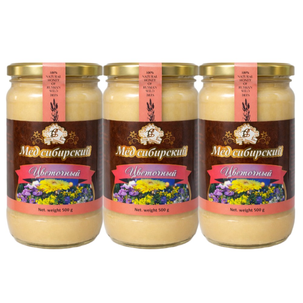 시베리아 꽃꿀 세계5대 명품꿀 러시아 알타이 토종 야생화 숙성 수입 자연산 벌꿀, 500g, 3개 112,770원