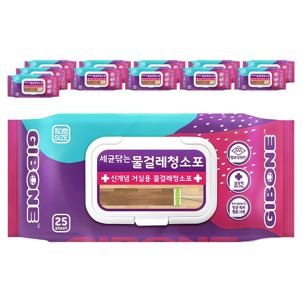 기본에 물걸레 청소포 특대형 캡형 25p 29,890원