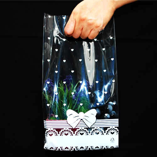 오케이유원 PP링 비닐 쇼핑백, 투명, 100장 13,500원