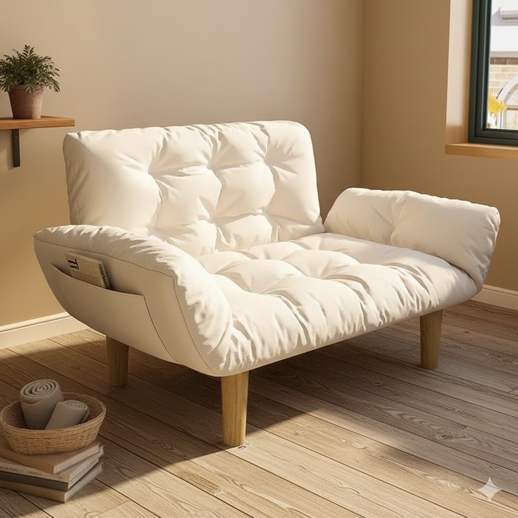 미니 원룸 좌식 소파 1인용 2인용 겸용 1인쇼파 접이식소파 패브릭소파 148,940원