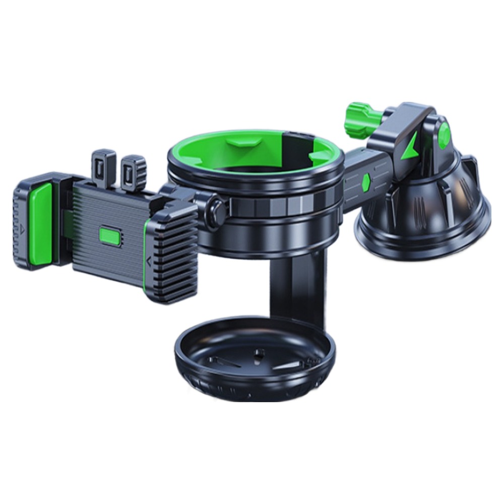 크로니클 자이언트 투인원 컵홀더 휴대폰 거치대 전차종호환 숏타입, 블랙그린, 1개 20,260원