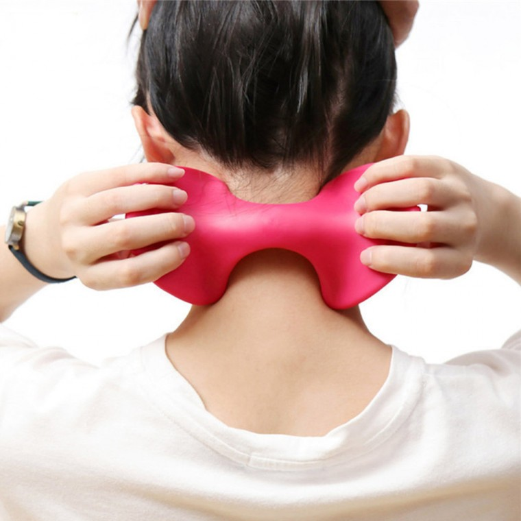 꾹꾹이1 지압점 목아플때 목통증 조권안마기 목괄사 괄사안마기 추천안마기 목마사지기 2개, 핑크/핑크, 1세트 17,500원