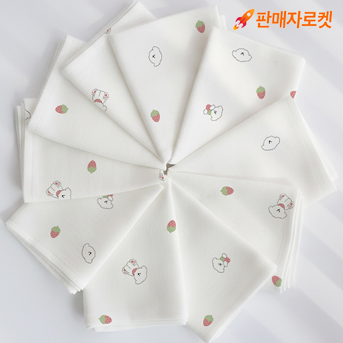 코코자네 밤부 100% 시그니처 손수건 10장 12,900원