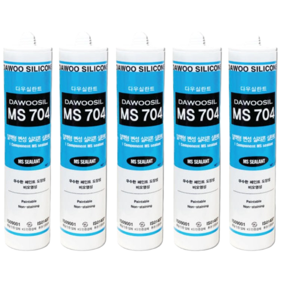 다우실란트 704 방수 우레탄 변성 실리콘+외부용+크랙보수 비오염 MS (노즐 포함) 회색 29,000원
