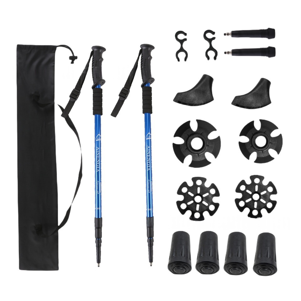 YUMII 초경량 접이식 등산스틱  세트 알루미늄 합금 15,870원