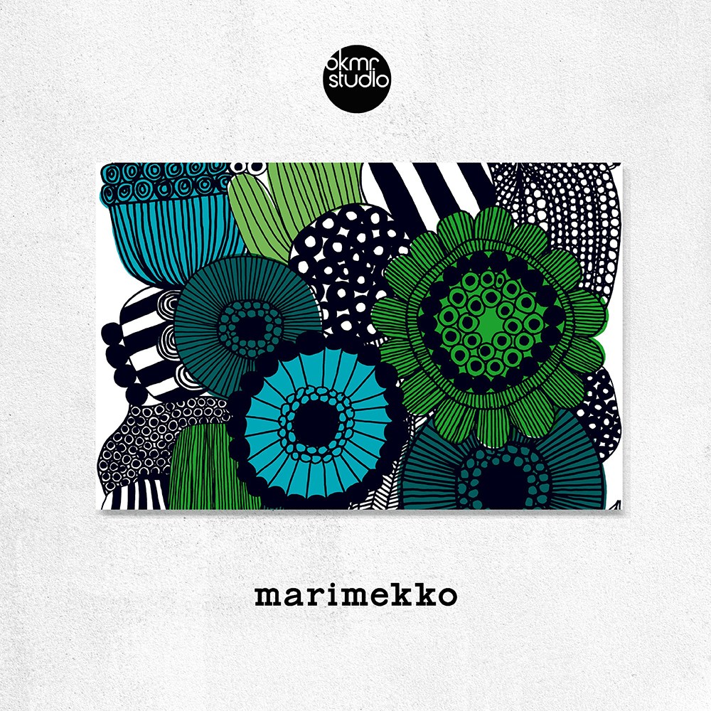 마리메꼬 도시정원 꽃그림 그린 대형 패브릭액자 324,000원