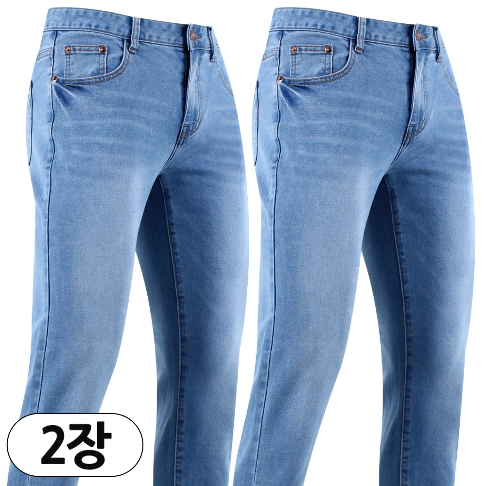 2장 [더빅보스] SA 사계절 남성 캐주얼 슬림핏 청바지 _  남자 데님 스판 팬츠 고퀄리티 데님 B1657 44,800원