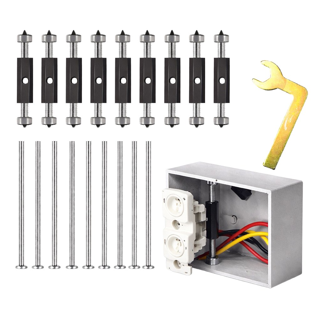 아띠꼴로 흔들흔들 콘센트고정 브라켓 벽고정 지지대 키트 10개1세트, 블랙, 1세트 7,500원