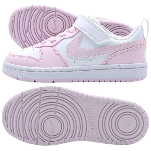 나이키 키즈 찍찍이 발편한 아동화 운동화 PS 코트 버로우 로우 핑크 신발주머니 증정 54,900원