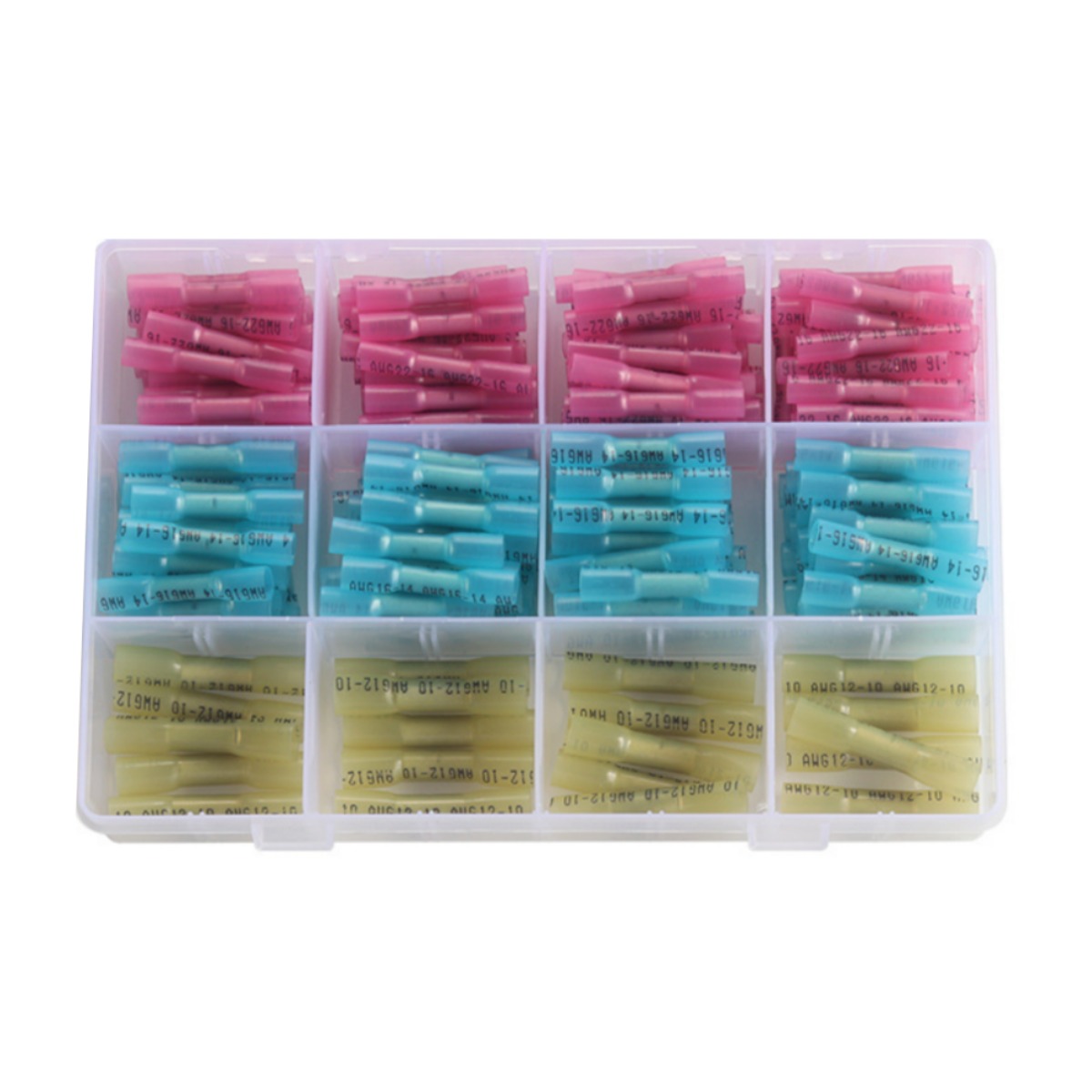 JEKYU 방수PG슬리브200pcs 열수축 압착슬리브 절연 커넥터 전선연결 배선 터미널 커넥터 단자, 1세트 24,630원