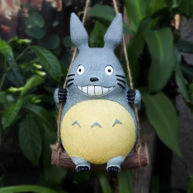 대형 정원 조각상 만화 애니메이션 토토로 창의적인 카와이 친칠라 송진 피규어 공예 홈 장식 45,750원