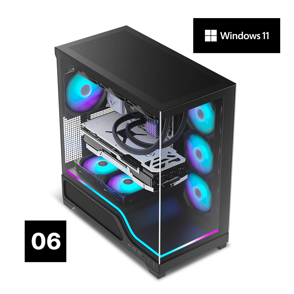 페이버 슬로프 하이엔드 무선 라인업 블랙 화이트 게이밍 컴퓨터 4,349,000원