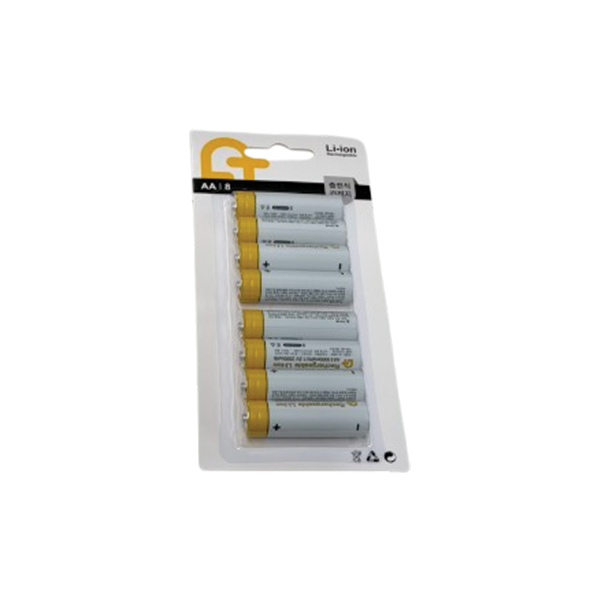 아잇 리튬 이온 AA충전지 2000mAh 충전 건전지, 1개, 8개입 26,900원