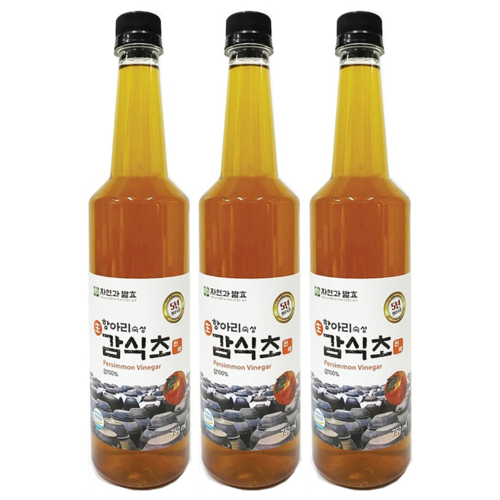 자연과발효 5년숙성 자연발효 감식초 750ml 항아리숙성, 750ml, 3개 22,050원