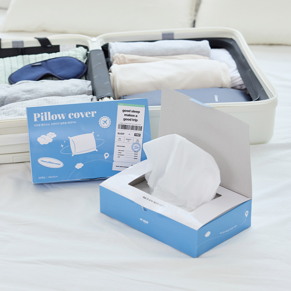 리브맘 뽑아쓰는 숙면터치 일회용 베개커버 20매 15,600원