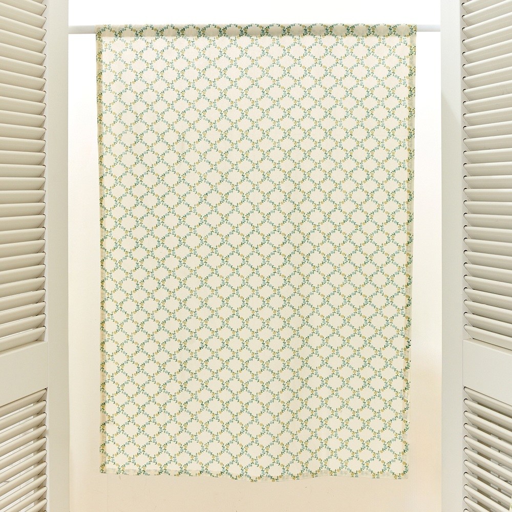 [MODERN HOUSE 중계점] L 크로스 플라워 윈도우 커튼 70x105  NF4426002 12,900원