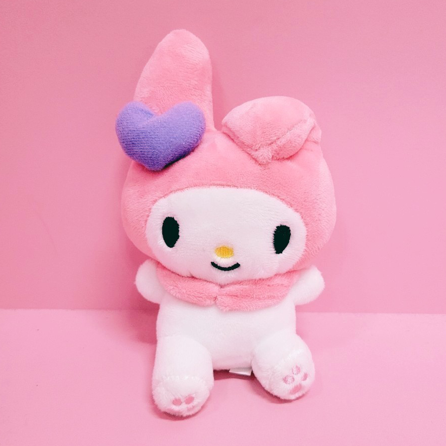 산리오 [산리오 정품] 마이멜로디 큐티 가방고리 13cm 봉제 인형 + 원형 스티커 5,500원