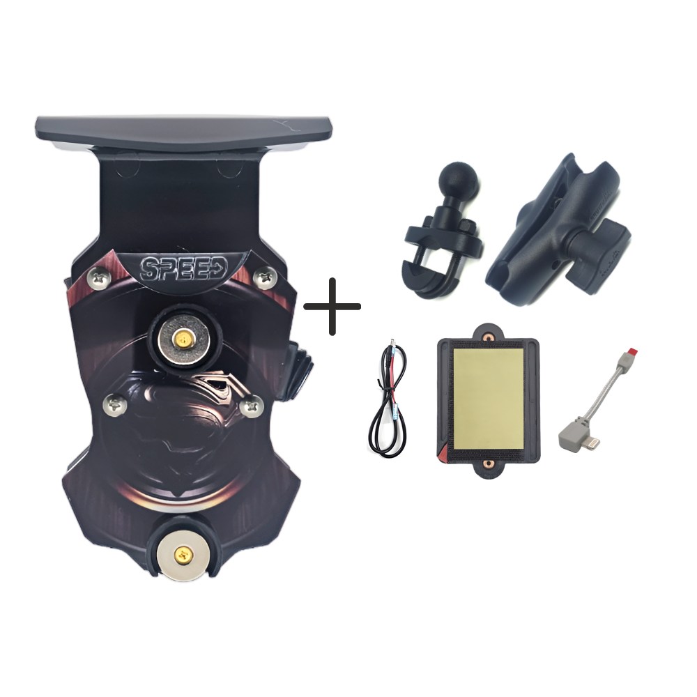 스피드샵 배달대행 오토바이 자석 충전거치대 1구커버 슈퍼맨 LED화이트 세트 74,000원