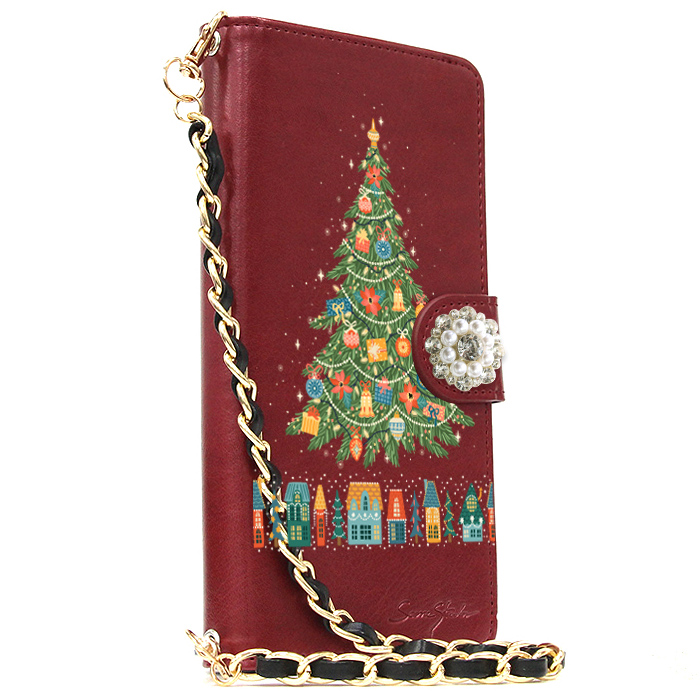 카드분실방지 현금카드수납 Christmas tree DIA 손목체인스트랩 다이어리 케이스 핸드폰케이스 29,800원