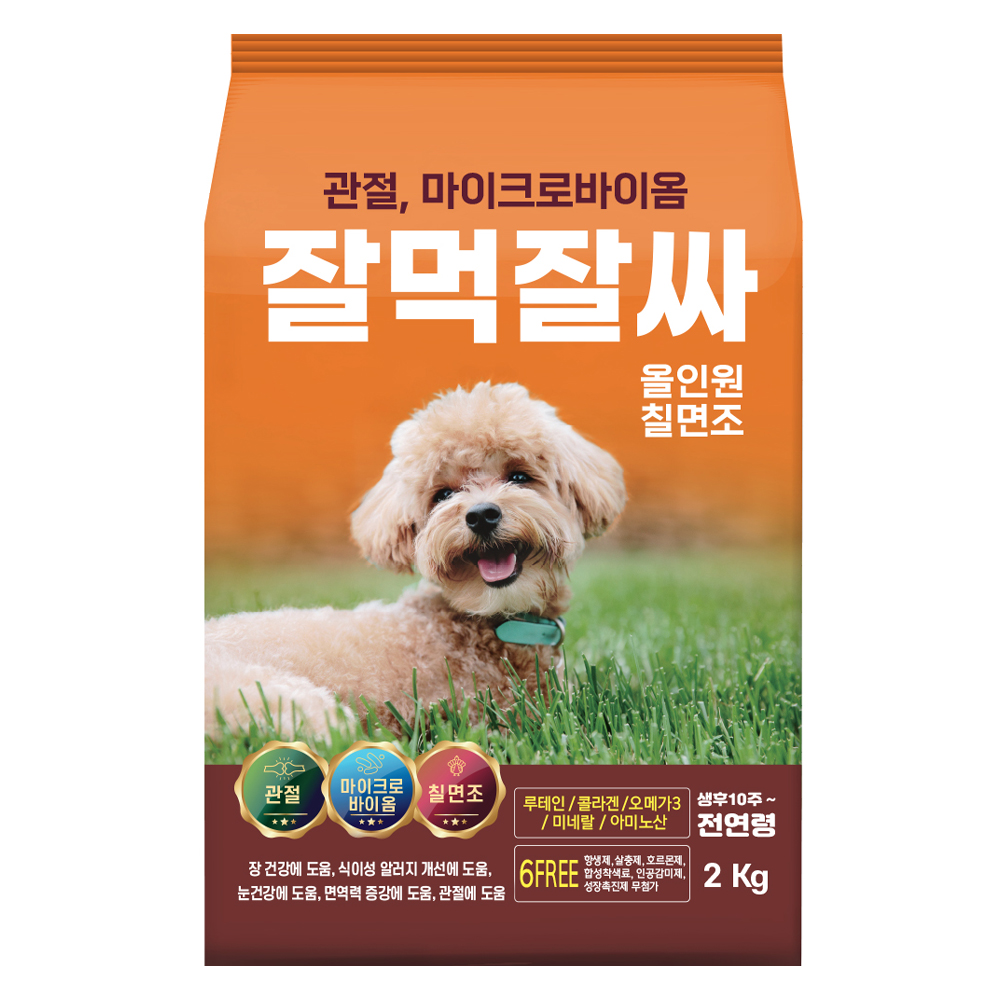 잘먹잘싸 강아지 건식사료, 칠면조, 2kg, 1개 18,900원