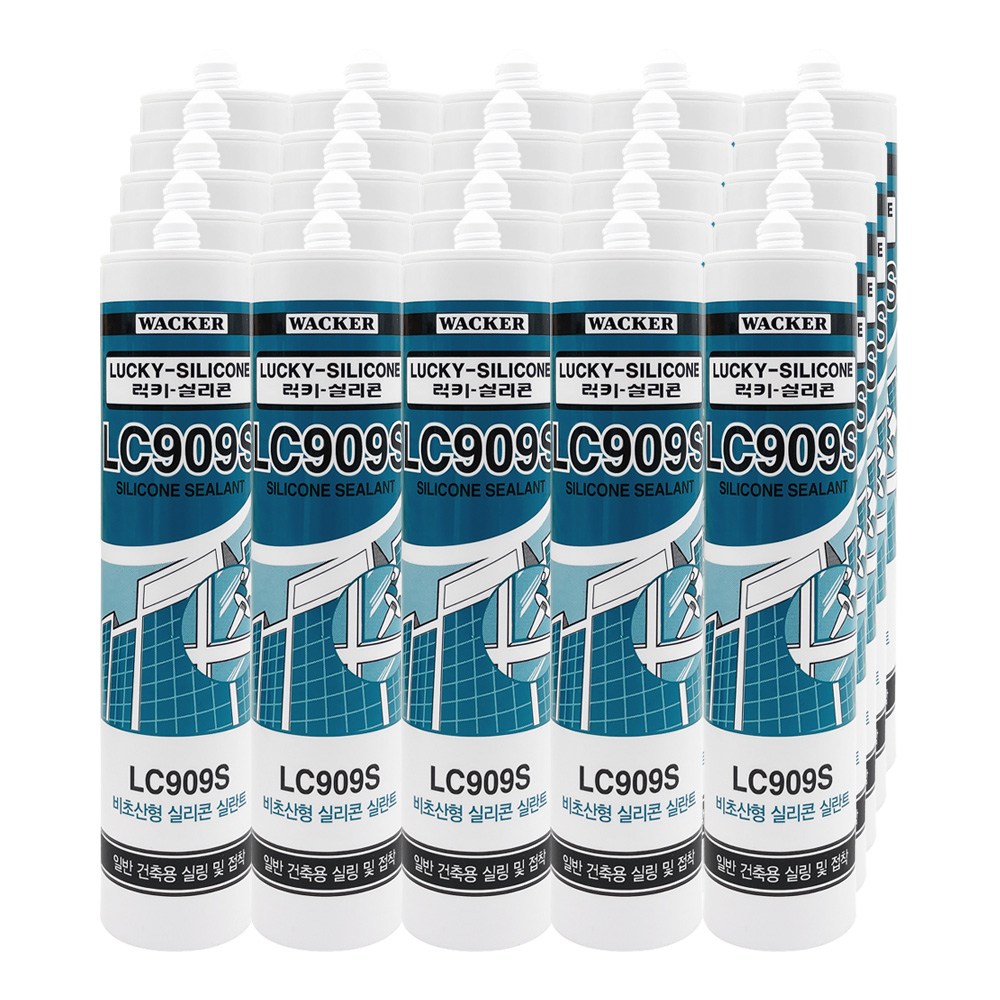 럭키 무초산실리콘 비초산 다목적 실리콘 LC909S (투명) 44,000원