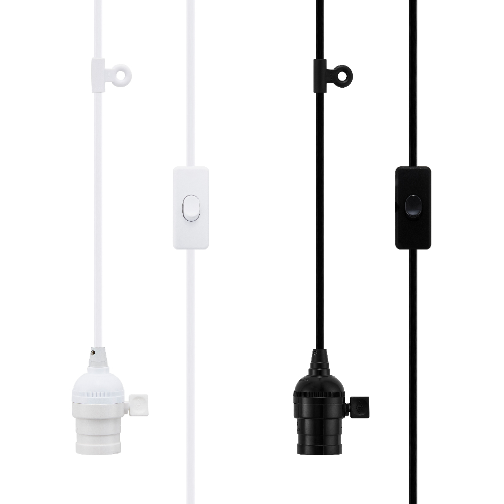 3m 식물등 키소켓 캠핑등 작업등 중간 스위치 전구 소켓 led 전선 코드선 E26, 1개 11,000원