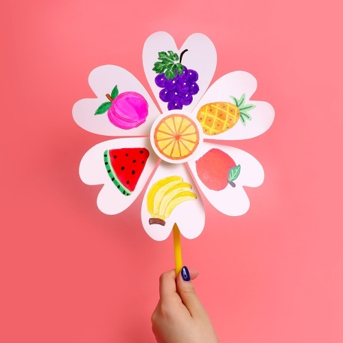 신나는종이바람개비 600원