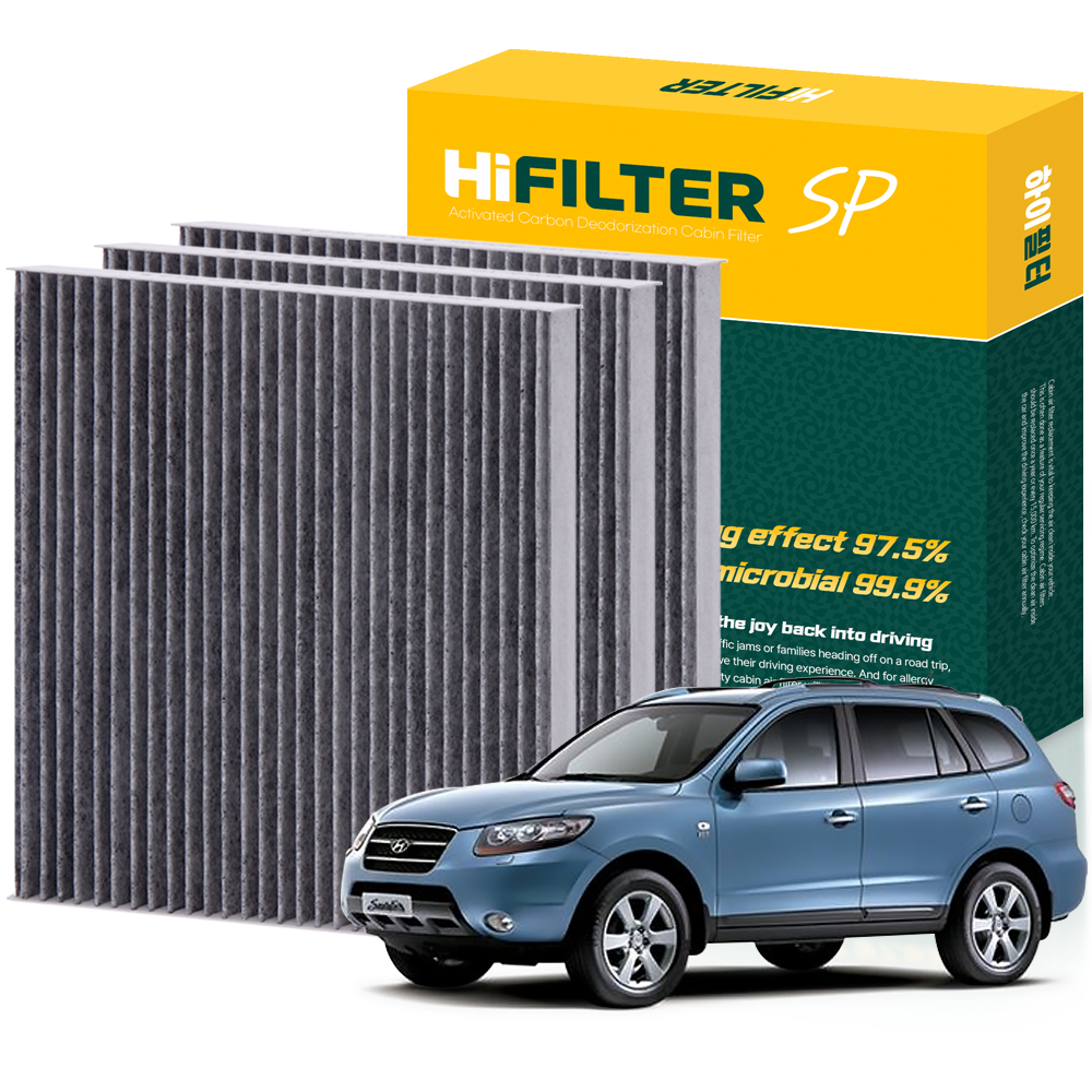하이필터 현대 자동차 싼타페 활성탄 에어컨필터 9,900원