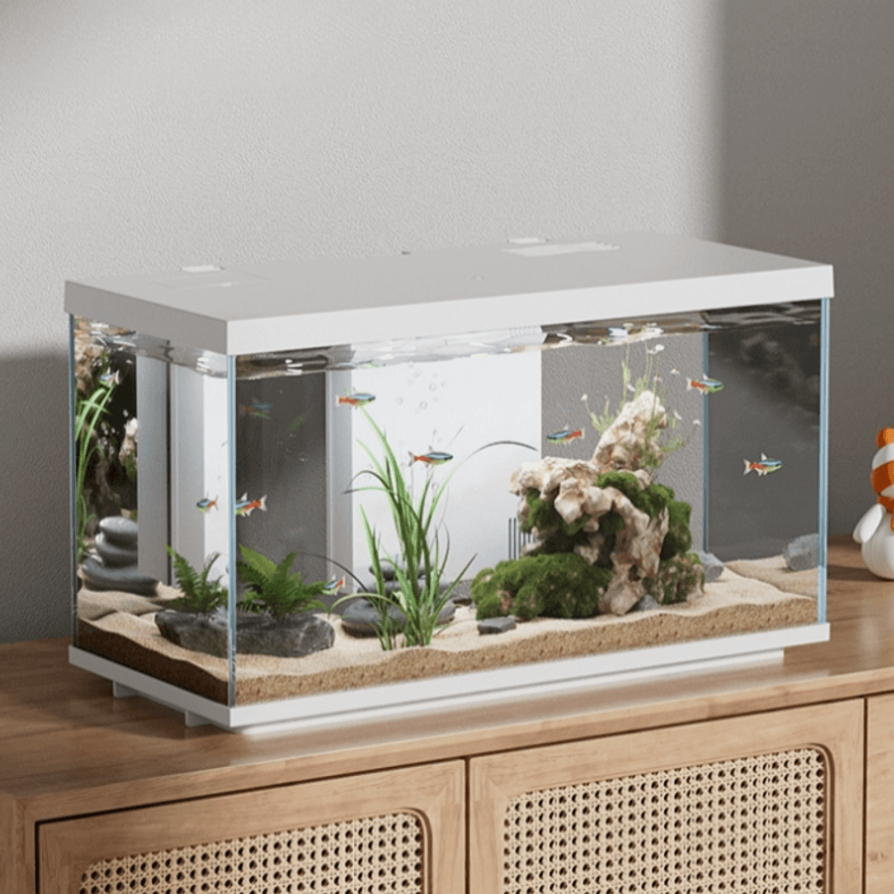 스마트 수족관 무환수 어항 가정용 관상어 일체형 세트 자동 환수 청소 여과 조명 102,200원