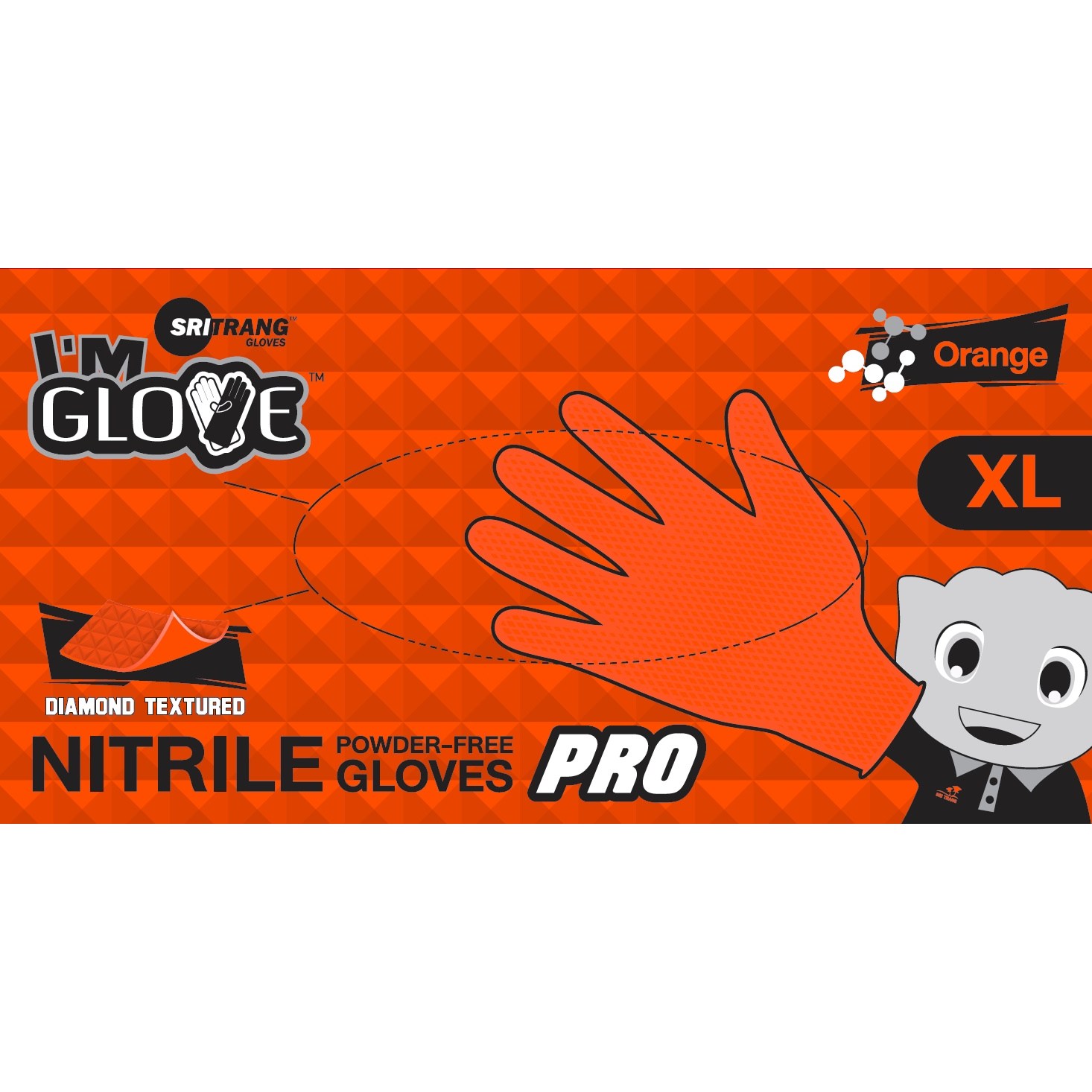두꺼운 다이아몬드 그립 니트릴장갑 100매 Nitrile Glove 12,410원