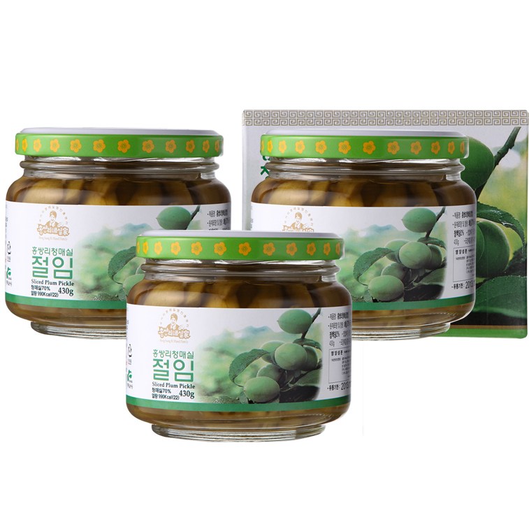 홍쌍리 매실절임 430g 매실장아찌 매실명인 매실피클, 현재가 51,290원