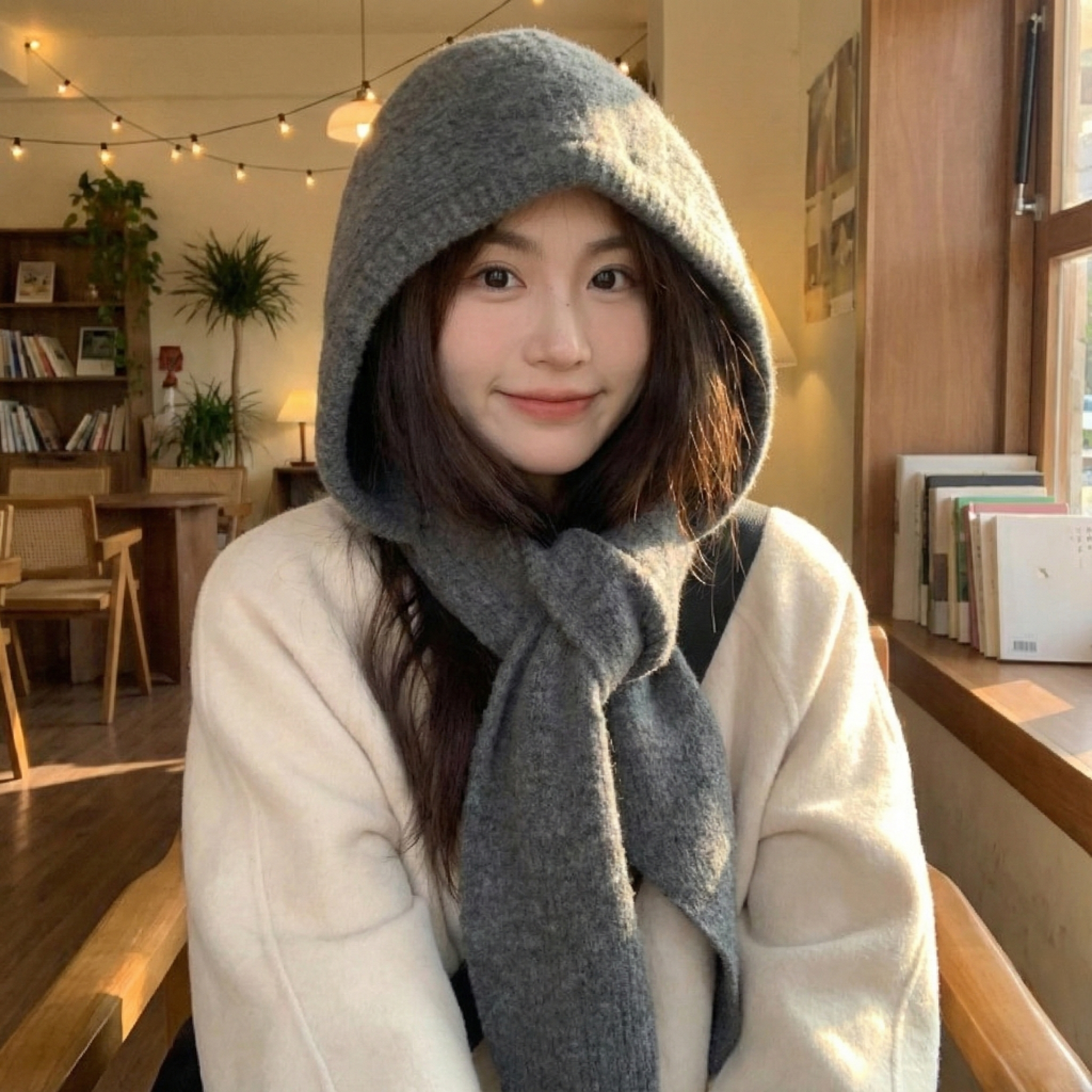 수린 니트 바라클라바 방한 넥워머 후드형 18,300원