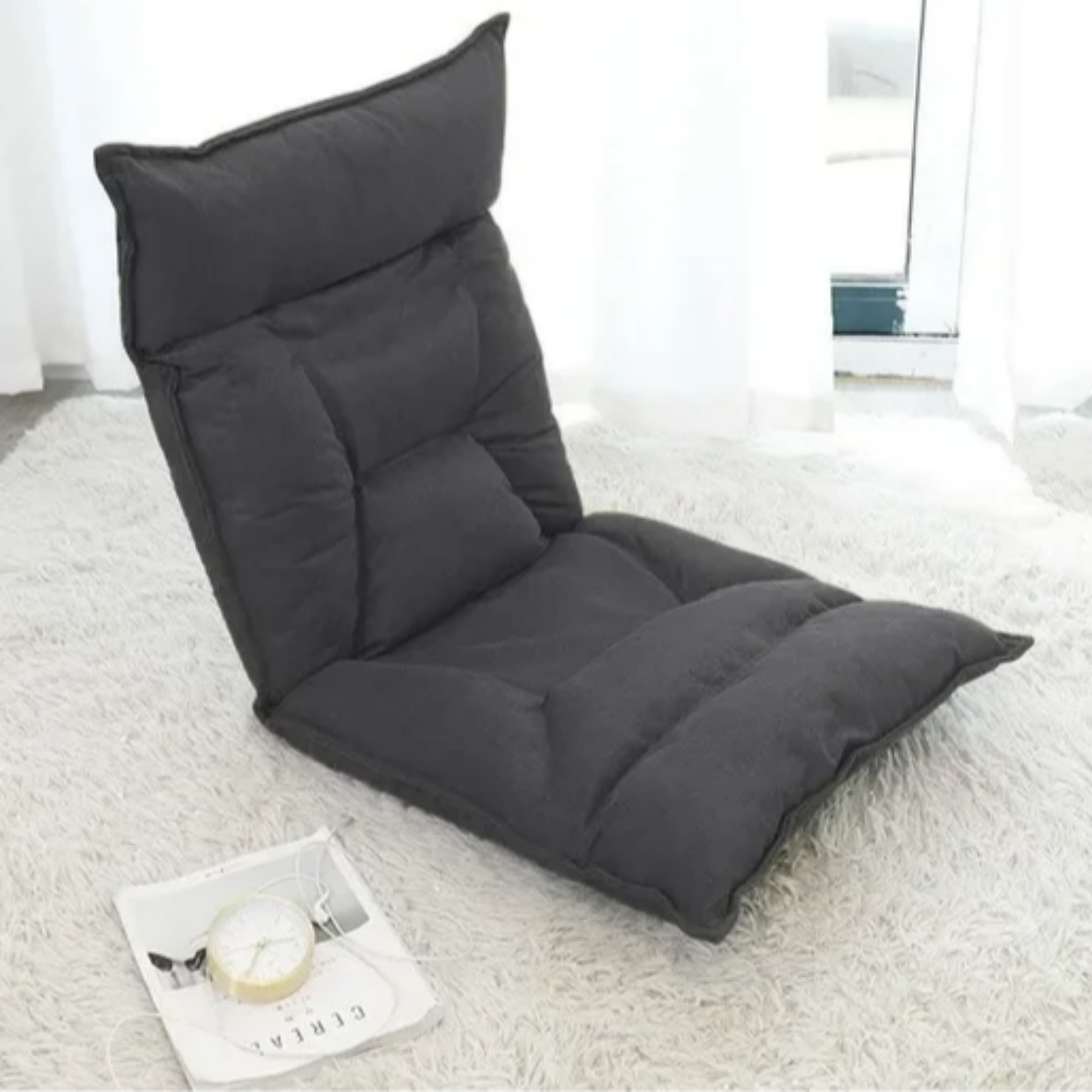 라온프리 편안한 1인용 쇼파 접이식 각도조절 좌식의자, 진 그레이, 1개 44,750원