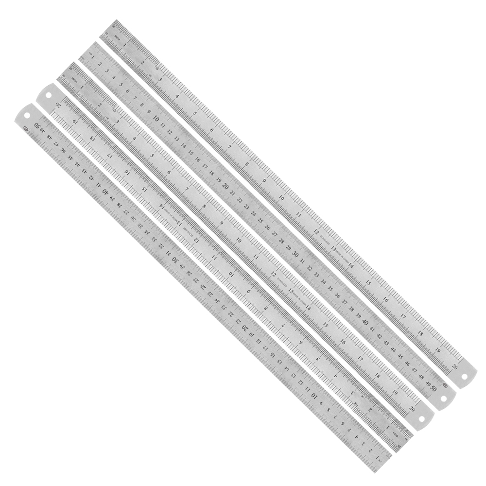 500mm 스텐 직자 철자 스틸자 A타입 50cm  - 두께 0.5mm 8,200원