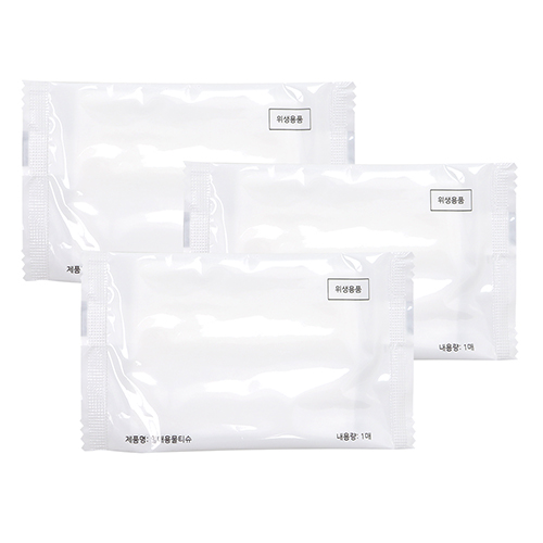 베스크린 업소용 미니물티슈 무지 유광 500매 박스 17,900원