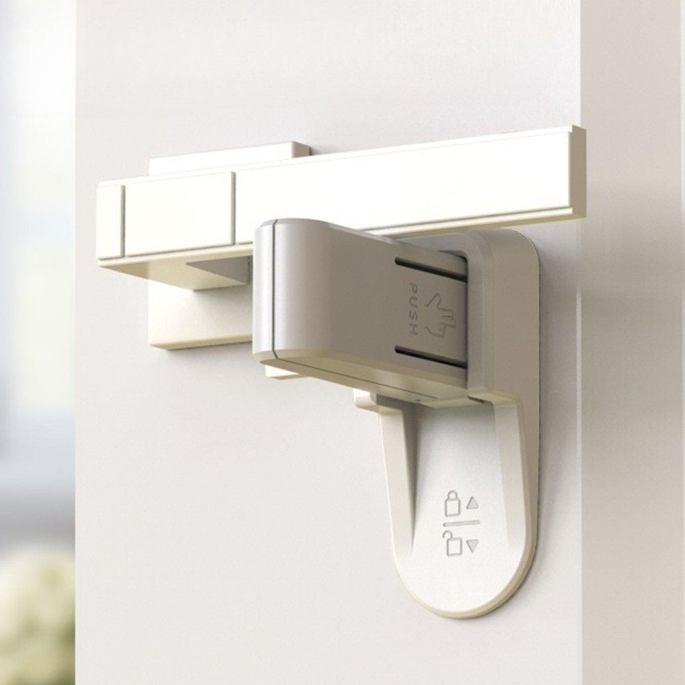 문 열림 방지 잠금 장치 무타공 (문고리 안전 고리 고양이 아기 못열게 현관문 방문 스토퍼 손잡이 도어락)_ 20267666EA 6,870원