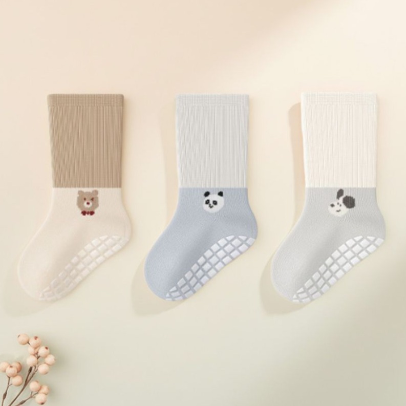 솜니움베베 배색 파스텔팝 논슬립 양말 3종 세트 8,480원