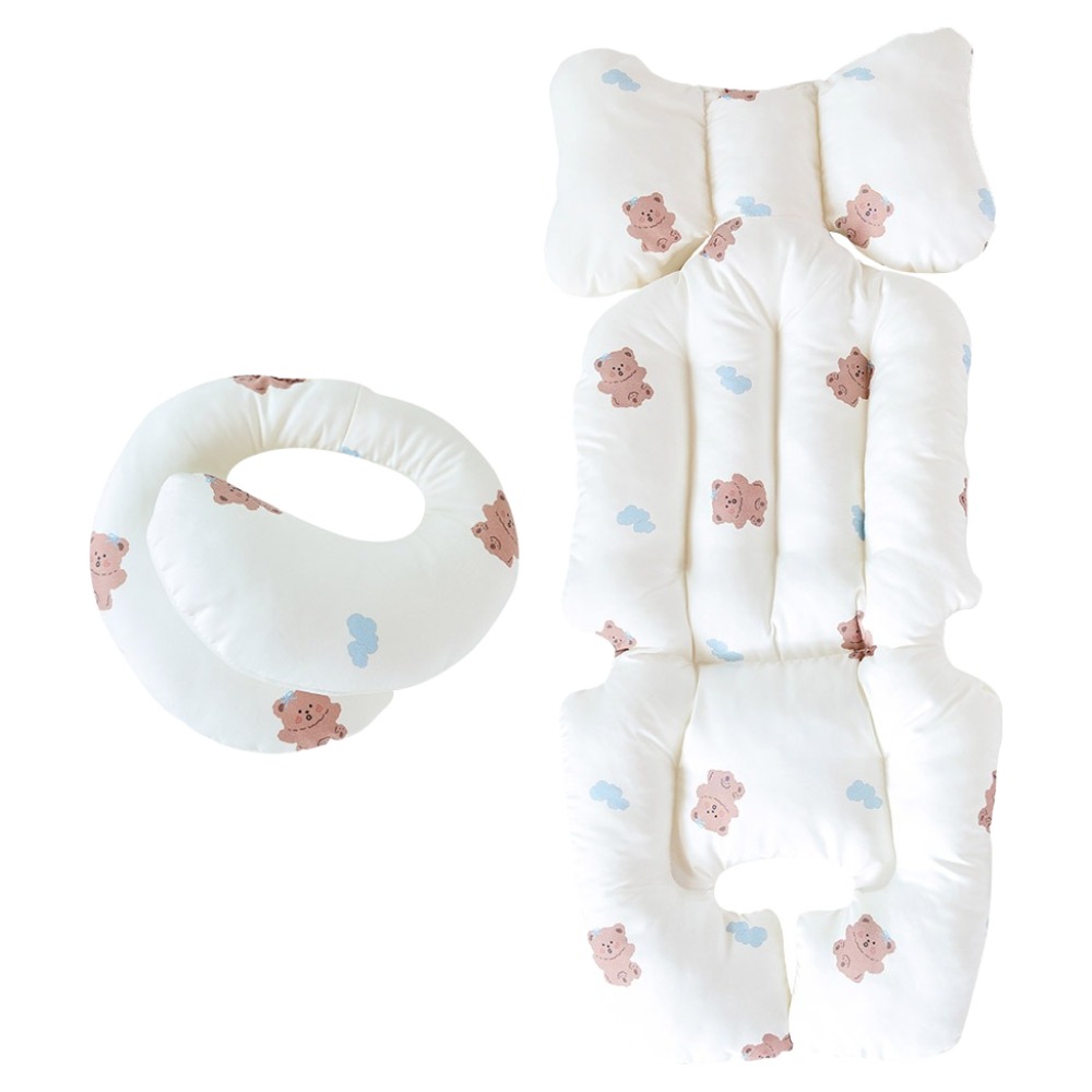 베베누보 사계절 양면 라이너 유모차 시트 + 목쿠션 세트 33,900원