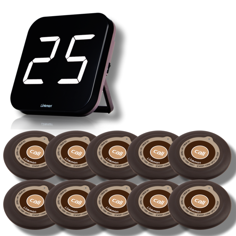 링크맨 호출벨 콜벨 브라운 세트 식당 카페 182,670원