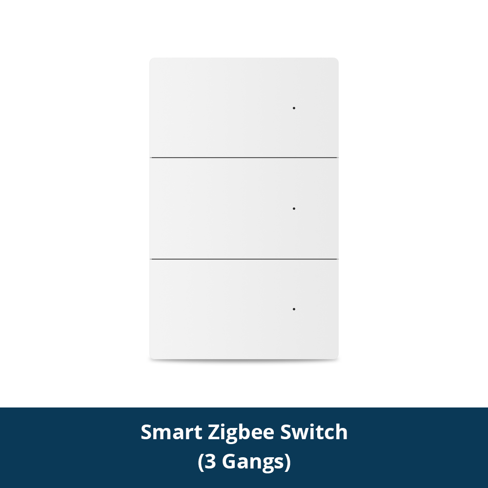 [화이트] 제미스마트 ZM 808-L3  베젤리스 지그비 스마트 조명스위치 3구 구글홈 애플홈 스마트싱스 투야앱연동 74,800원