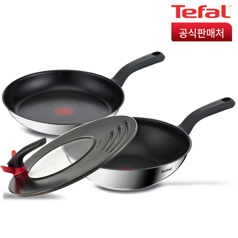 테팔 IH 에센스쿡 인덕션 3P (팬28+웍28+멀티뚜껑) 87,590원