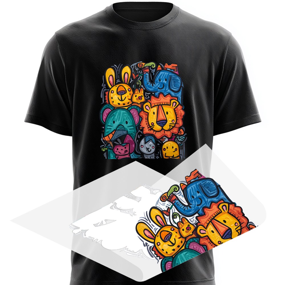 DTF 전사지제작 의류전사지 출력 A4 커스텀인쇄, 1개 6,500원